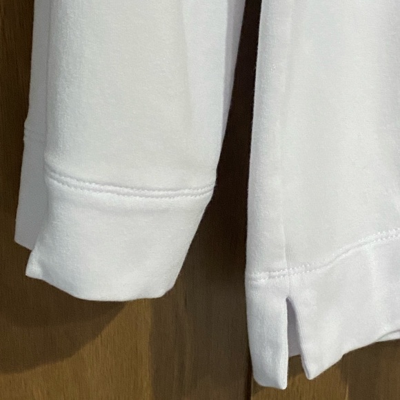 T by Talbots Pink Wave Stripe Full Zip Jacket Size Medium - Picture 16 of 16